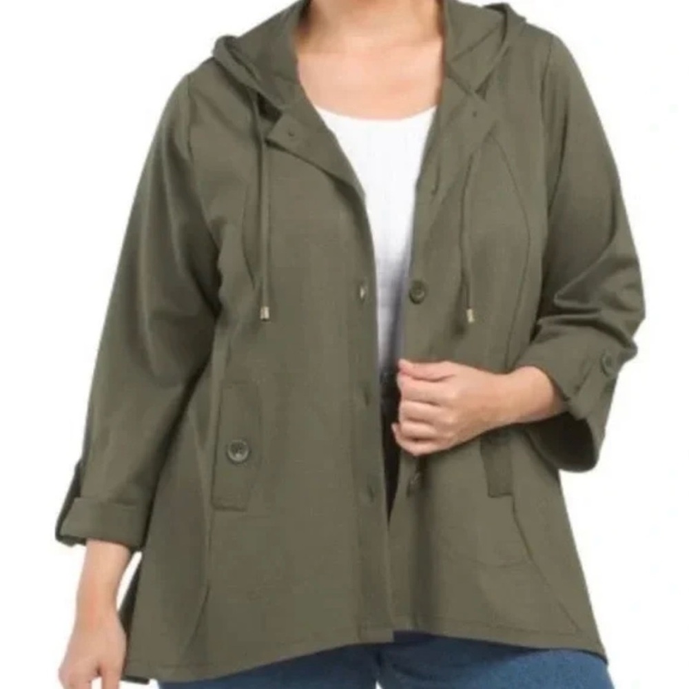 Christian Siriano Khaki Women's Utility Jacket